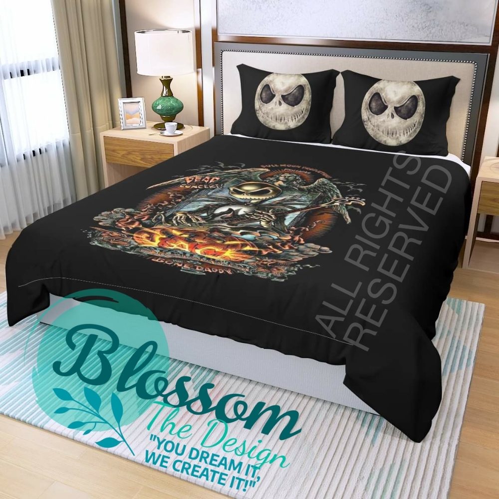Nightmare before Christmas "bone daddy" 3 peice bedspreads